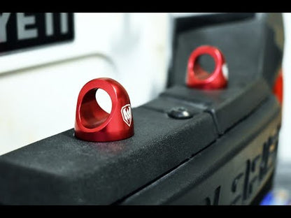 Polaris RZR Billet Turn Lock Anchors (Pair)