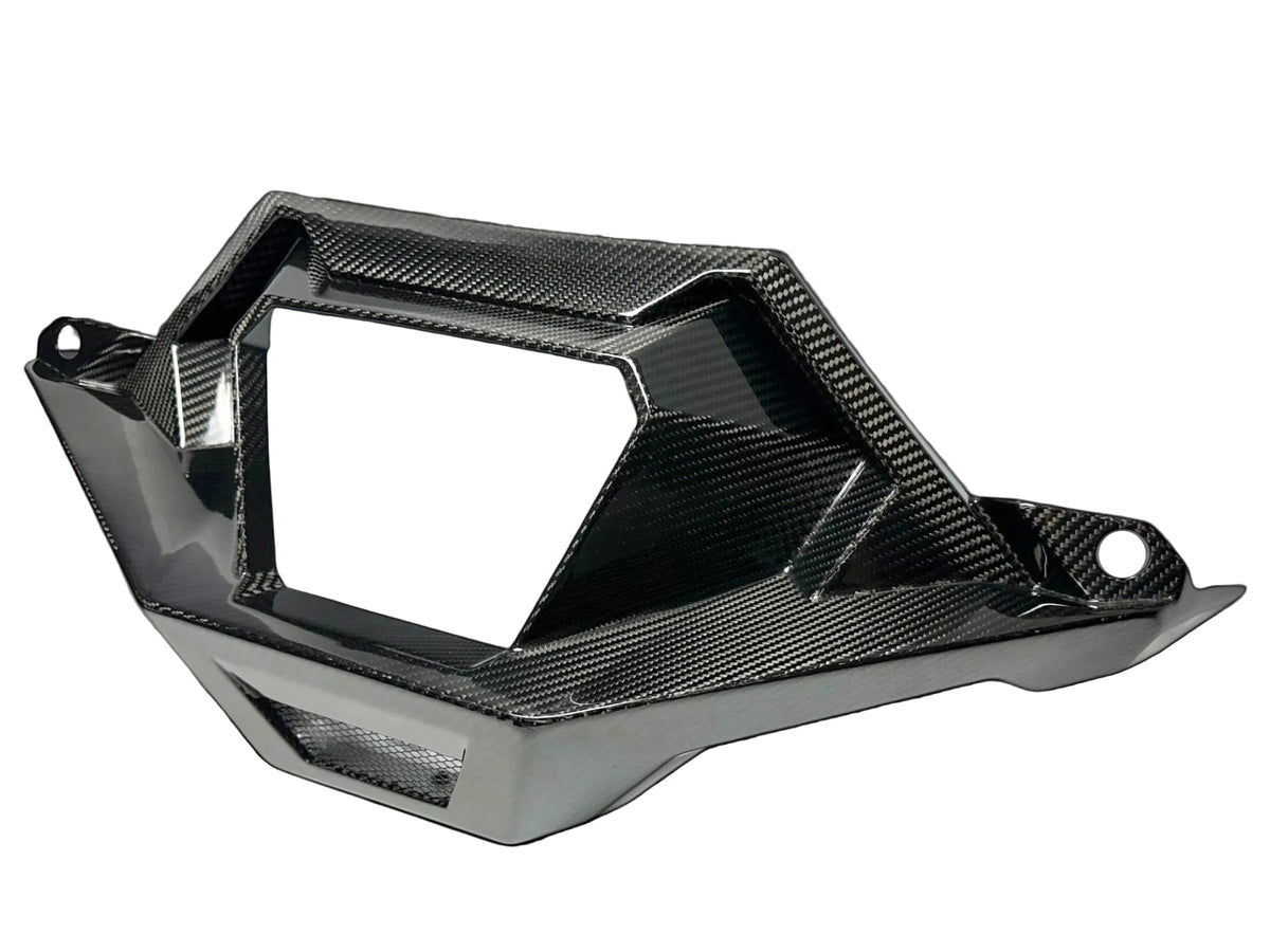Polaris RZR Pro R Carbon Fiber Exhaust Cover | FourWerx