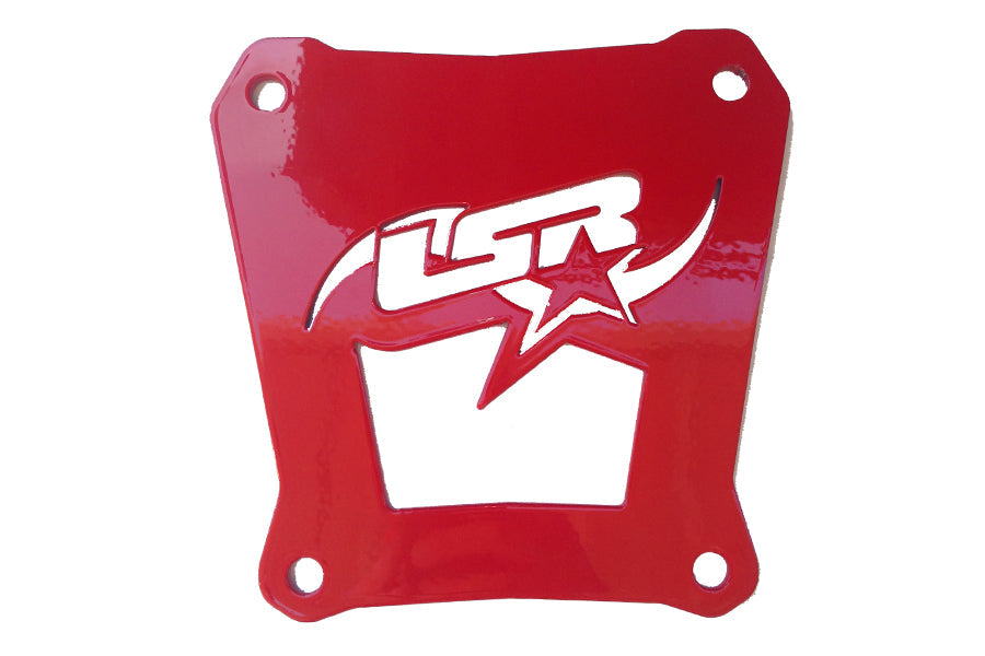 Polaris RZR XP Turbo Rear Radius Rod Plate by Lone Star Racing, front view