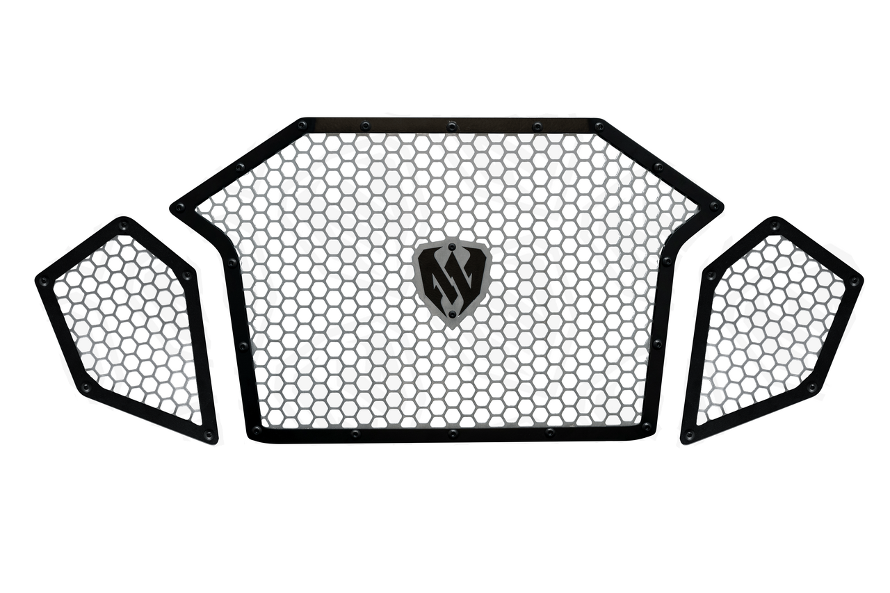 Moto Armor Polaris RZR Pro R / Turbo R Complete Front Radiator Grille Set