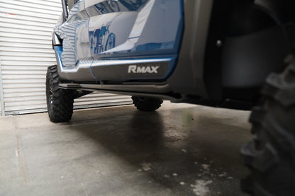 Yamaha Wolverine RMAX4 (2025+) UHMW Skid Plate by Factory UTV, in-use view