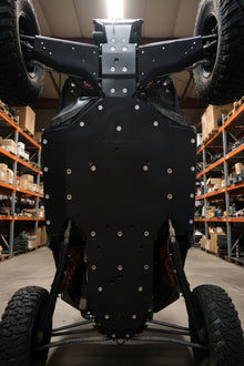Polaris RZR XP S UHMW Skid Plate by Factory UTV, front view