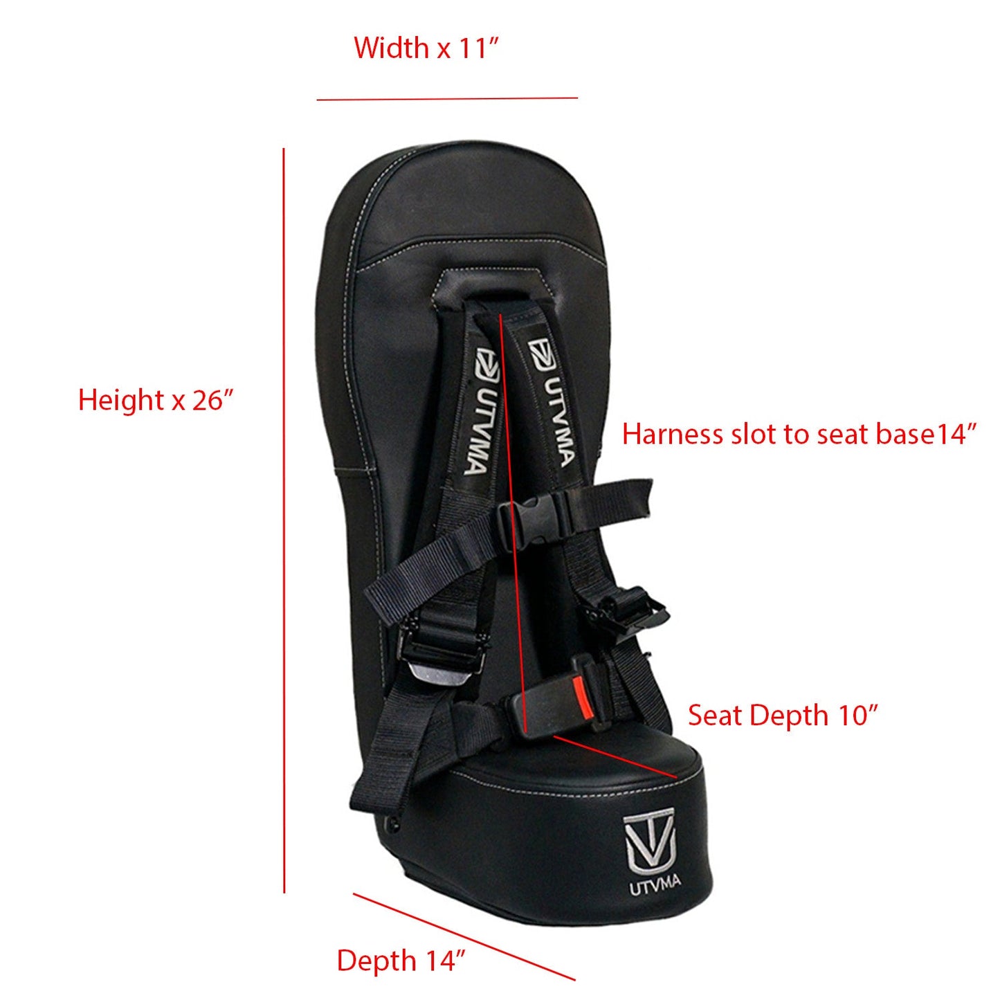 Can-Am Maverick R MAX Front Bump Seat with Harness