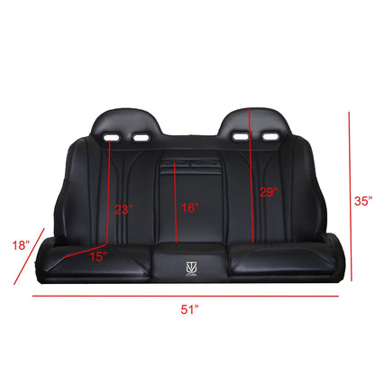 Polaris RZR Pro R (2025+) Rear Bench Seat with Harnesses