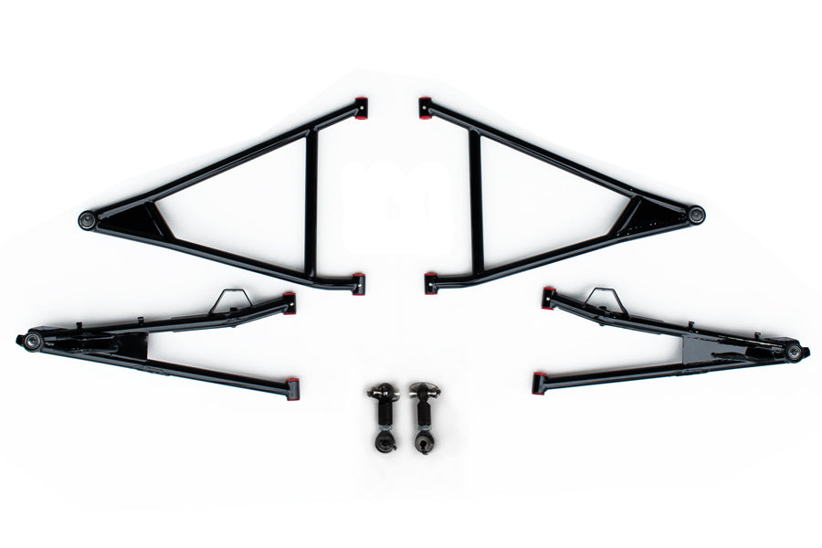 Can-Am Maverick X3 72" STS A-Arm Kit by Lone Star Racing, front view