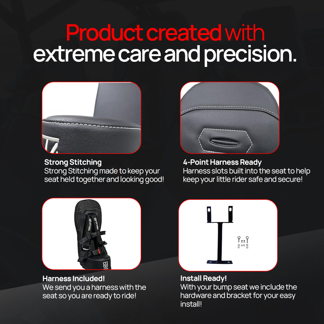 Can-Am Maverick R MAX Front Bump Seat with Harness