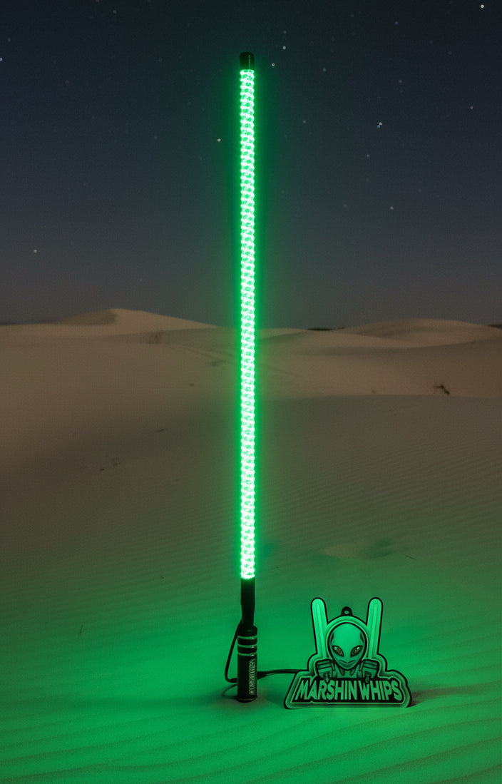 V2 LED Whip with Black Out Base (Single)