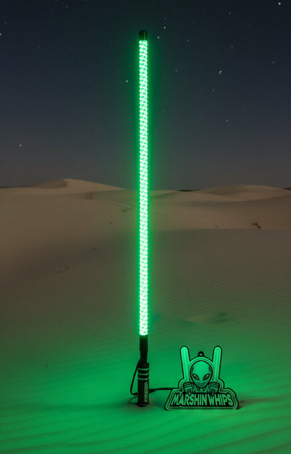 V2 LED Whip with Black Out Base (Single)