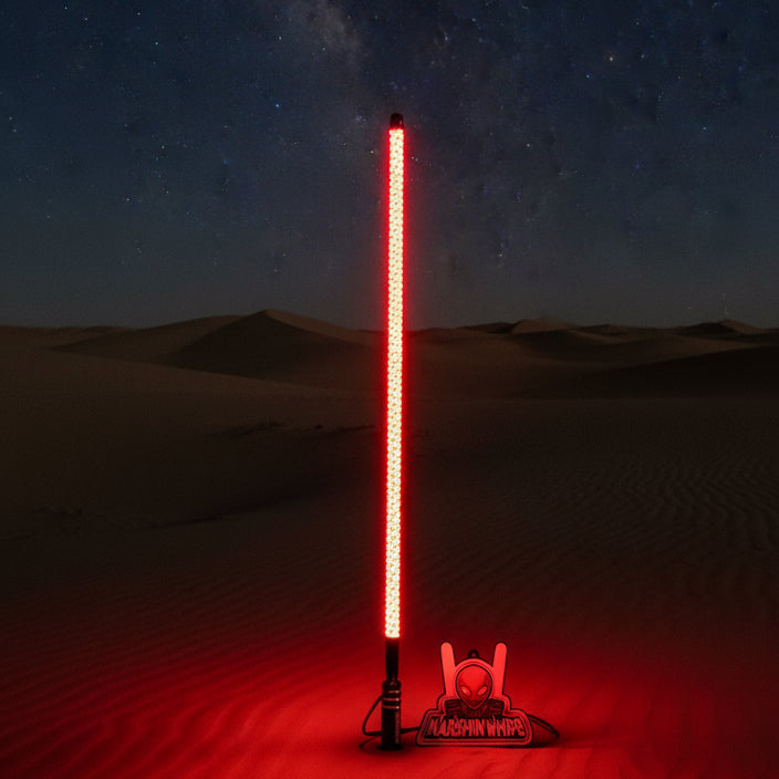 V2 LED Whip with Black Out Base (Single)
