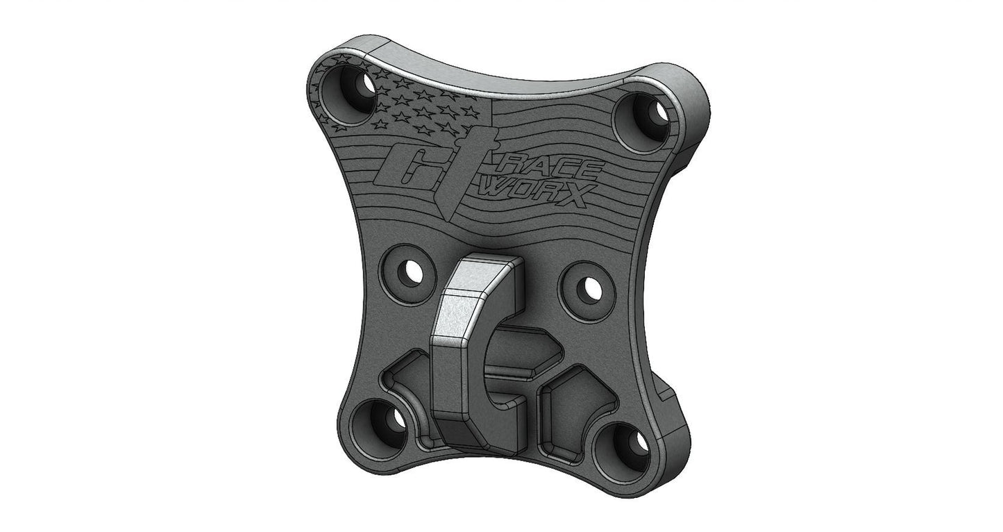 Can-Am Maverick X3 Billet Proof Radius Rod Plate with Tow Ring