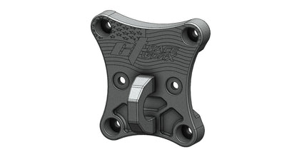 Can-Am Maverick X3 Billet Proof Radius Rod Plate with Tow Ring