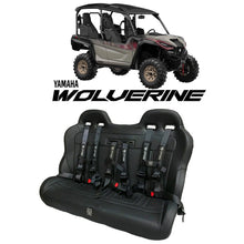 Yamaha Wolverine RMAX 4 Rear Bench Seat with Harnesses