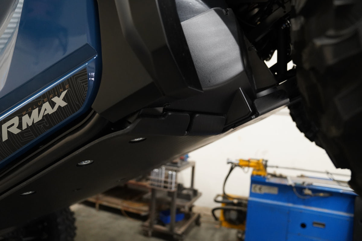 Yamaha Wolverine RMAX4 (2025+) UHMW Skid Plate by Factory UTV, kit contents
