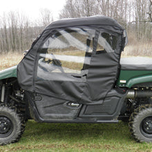 Yamaha Viking Upper Doors & Rear Windshield Enclosure by 3 Star UTV, rear view