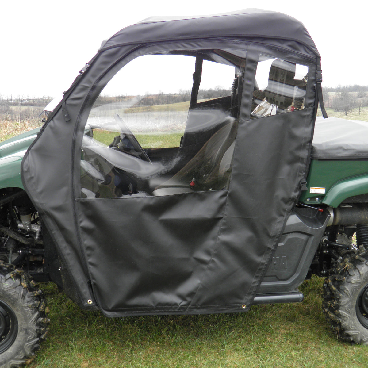 Yamaha Viking Full Door Cab Enclosure (Hard Windshield) by 3 Star UTV, product view 1