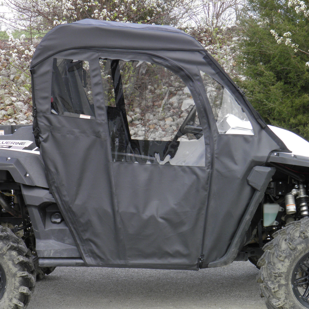 Yamaha Wolverine Full Door Cab Enclosure (Hard Windshield) by 3 Star UTV, product view 2