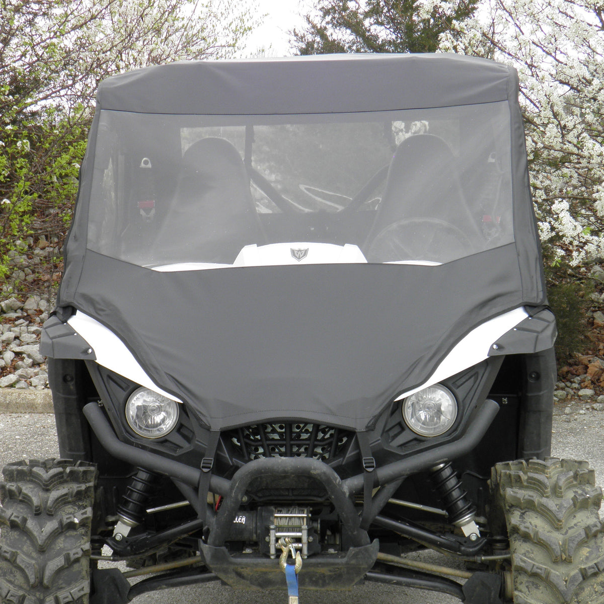 Yamaha Wolverine Full Door Cab Enclosure (Vinyl Windshield) by 3 Star UTV, product view 1