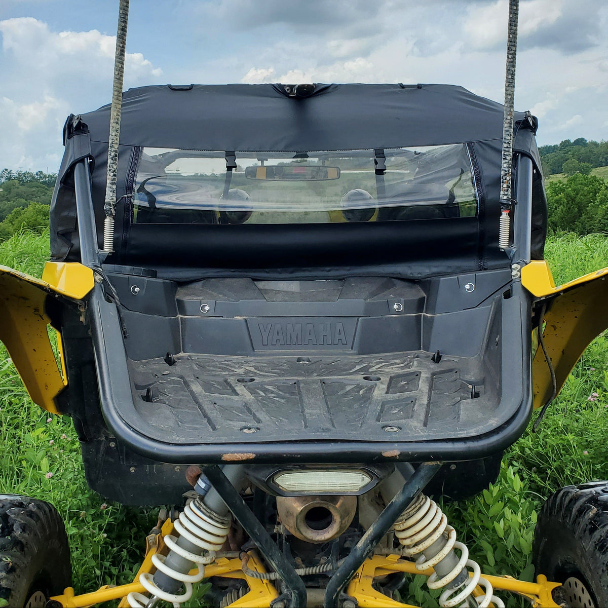 Yamaha YXZ (2016-2018) Soft Rear Windshield by 3 Star UTV, product view 1